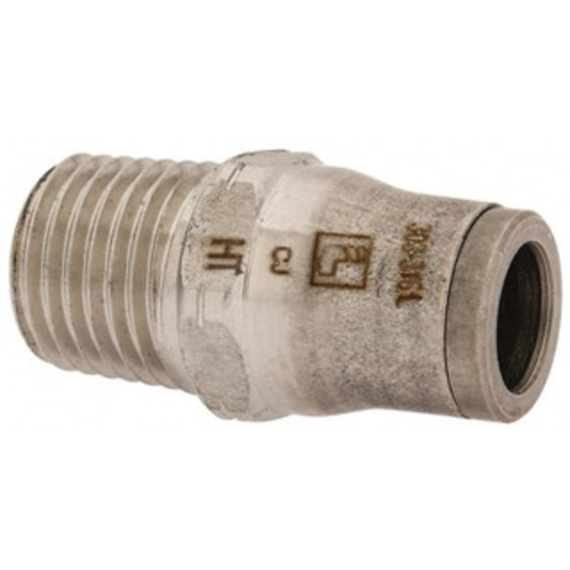 Legris 5/16 Outside Diam, 1/4 NPT, Stainless Steel Push-to-Connect Male Connector 435 Max psi, Tube to Male NPT Connection, FKM O-Ring 3805 08 14 – 48615272