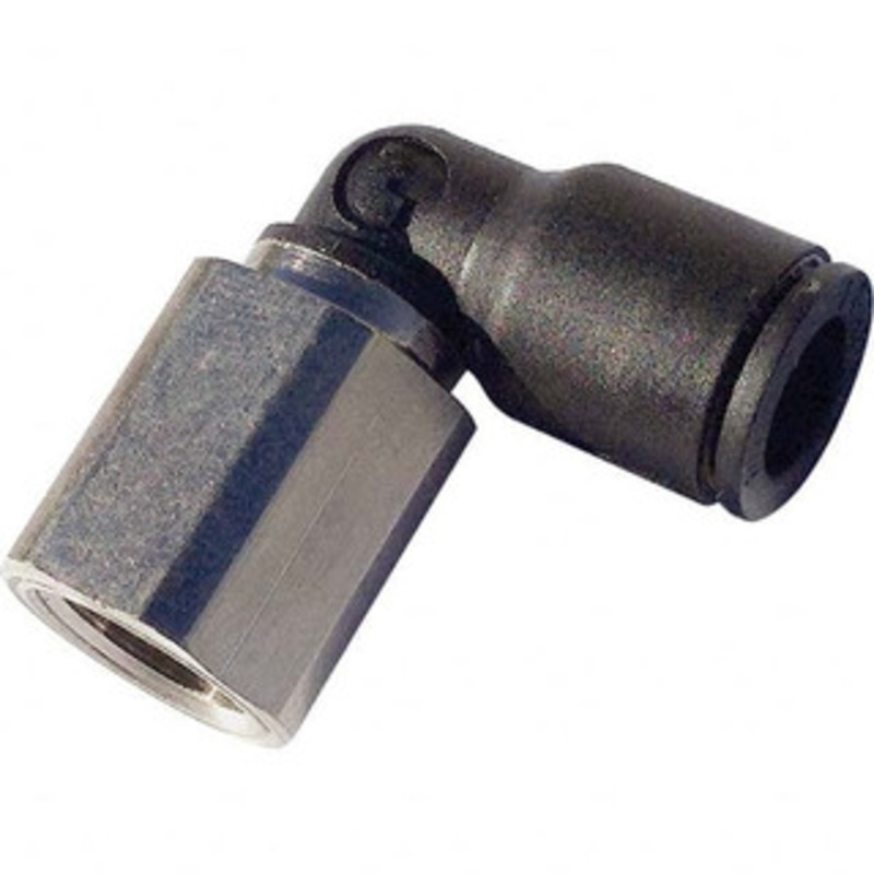 Legris Plastic Push-To-Connect Tube Fittings, Type: Female Elbow, Tube Outside Diameter (mm): 12, Maximum Working Pressure (psi): 290.00, Material: Glass Reinforced Nylon/Nickel Plated Brass, Thread Size: 0.25, Thread Type: BSPP 3192 12 13 – 44279156