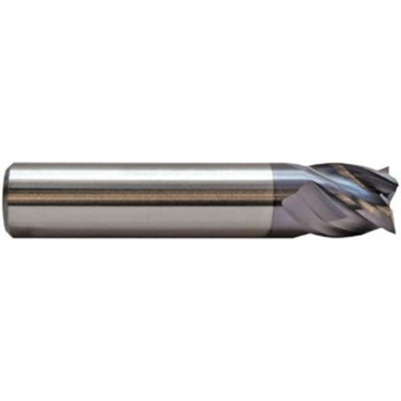 M.A. Ford 9/16, 1-1/8 LOC, 9/16 Shank Diam, 3-1/2 OAL, 4 Flute, Solid Carbide Square End Mill Single End, ALtima Finish, 35/38 Variable Helix, Centercutting, Right Hand Cut, Right Hand Flute, Series 177 17756200A – 65775793