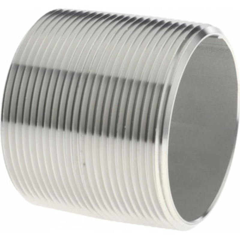Merit Brass 2 x 2 316/316L Stainless Steel Pipe Nipple Welded, Threaded, Schedule 40 6132-001 – 36905347