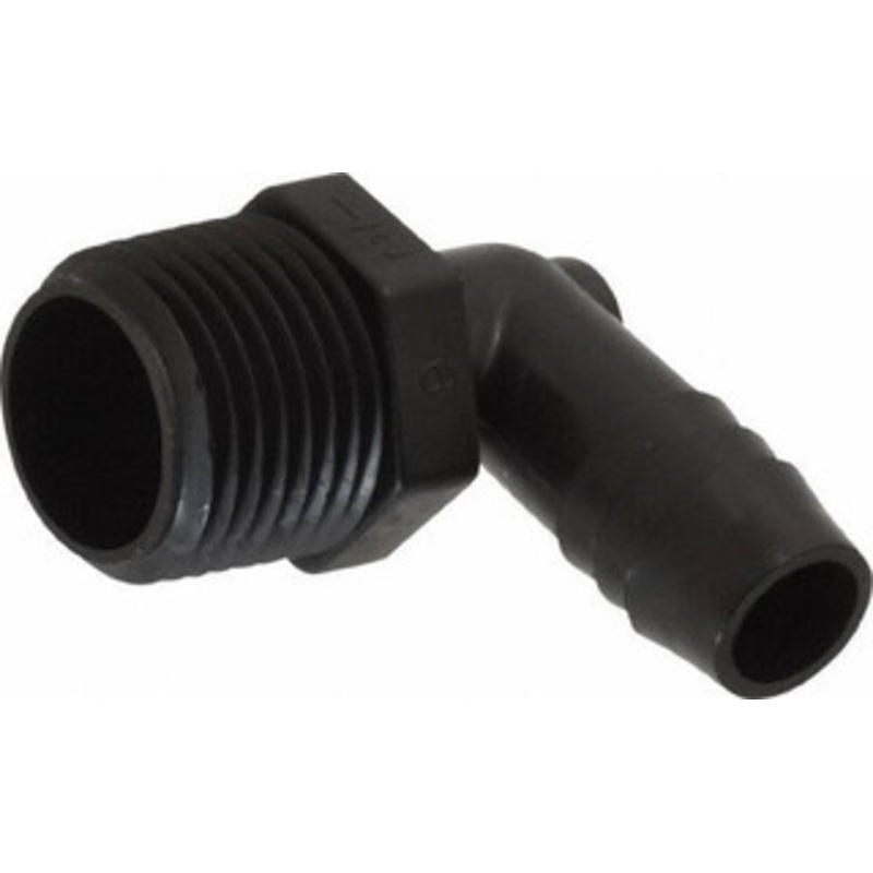 NewAge Industries 1/2 Barb, 1/2 NPT, Multiple Barbed Tube Elbow Polyethylene, Male 5013568 – 79871711