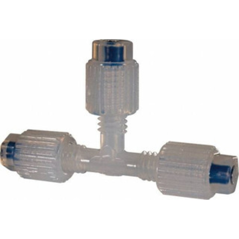 NewAge Industries 1/8 Tube OD, PFA PTFE Plastic Compression Tube Union Tee 500F Max 5326132 – 48599443