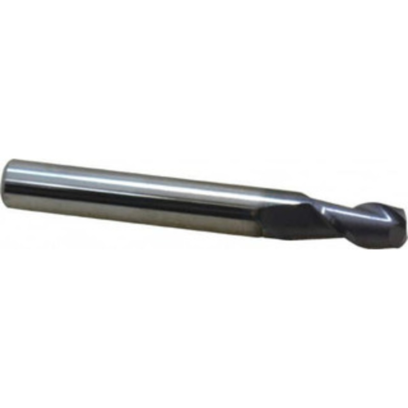 Accupro 15/64, 3/8 LOC, 1/4 Shank Diam, 2 OAL, 2 Flute, Solid Carbide Square End Mill Single End, AlTiN Finish, Spiral Flute, 40 Helix, Centercutting, Right Hand Cut, Right Hand Flute 12181625 – 81998601
