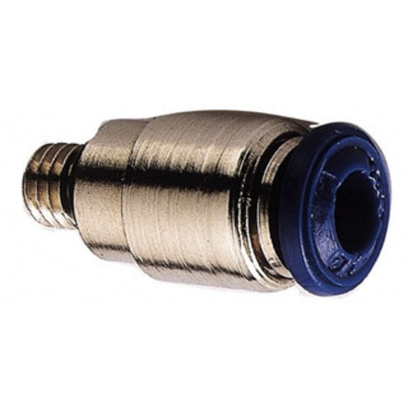 Aignep USA 1/4 Outside Diam, 1/4 Universal Thread, Nickel Plated Brass Push-to-Connect Male Connector 250 Max psi, Tube to Universal Thread Connection, Buna O-Ring 87010-04-04 – 82288507