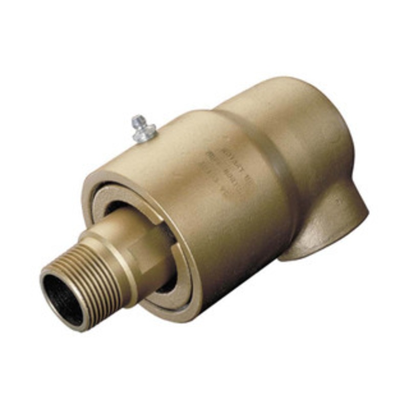 Duff-Norton 1-1/2 NPT Right Hand Rotor Thread, 1-1/2 NPT Port, 11-3/8 Body Length, Dual Flow, General Purpose (Stationary Syphon), Rotary Union 320 Max Shaft RPM, 1500 Max Machine Thread RPM, 700 Max Pipe Thread RPM 440146C – 06689400
