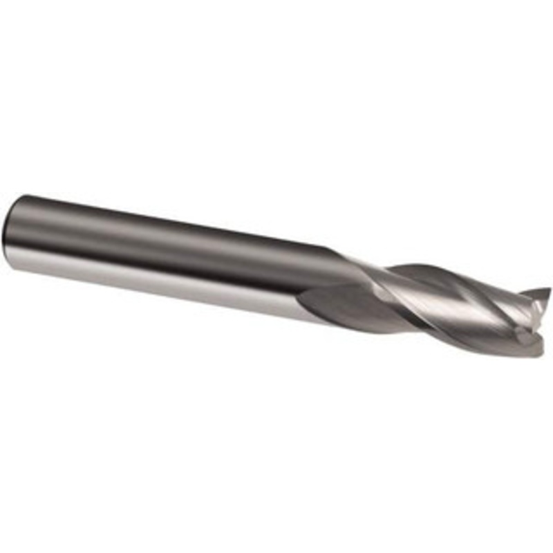 Guhring 1/8, 3/8 LOC, 1/8 Shank Diam, 1-1/2 OAL, 3 Flute, Solid Carbide Square End Mill Single End, Uncoated, Spiral Flute, 30 Helix, Right Hand Cut, Right Hand Flute, Series 3168 9031680031700 – 58557406