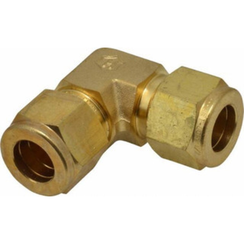 Ham-Let 1/2 Tube OD Brass Compression Tube Union Elbow Comp x Comp Ends 3101890 – 89370670
