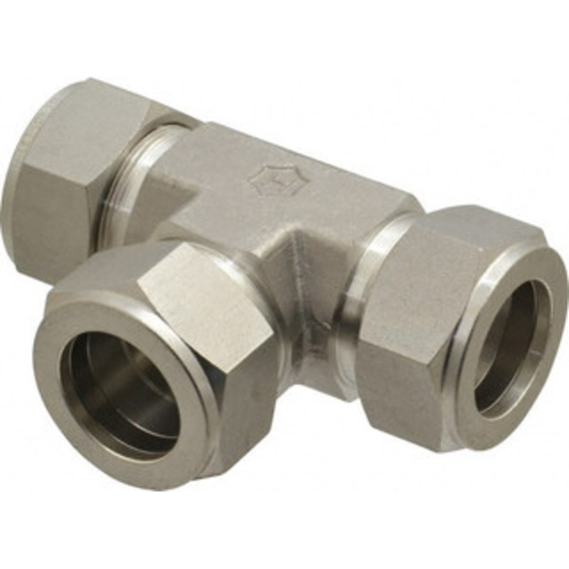 Ham-Let 1 Tube OD Stainless Steel Compression Tube Union Tee Comp x Comp x Comp Ends 3001715 – 86760345