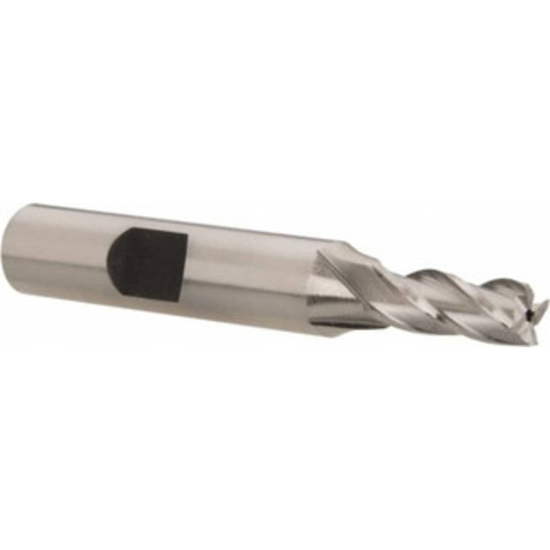 Hertel 1/4, 5/8 LOC, 3/8 Shank Diam, 2-7/16 OAL, 4 Flute, Cobalt Square End Mill Single End, Uncoated, Spiral Flute, 30 Helix, Right Hand Cut, Right Hand Flute E2031016 – 84510981