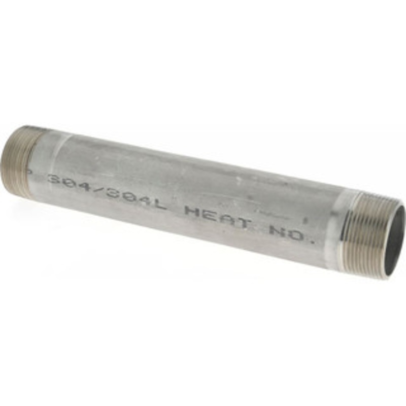 Merit Brass 1-1/2 x 10 304/304L Stainless Steel Pipe Nipple Welded, Threaded, Schedule 40 4024-1000 – 36904118