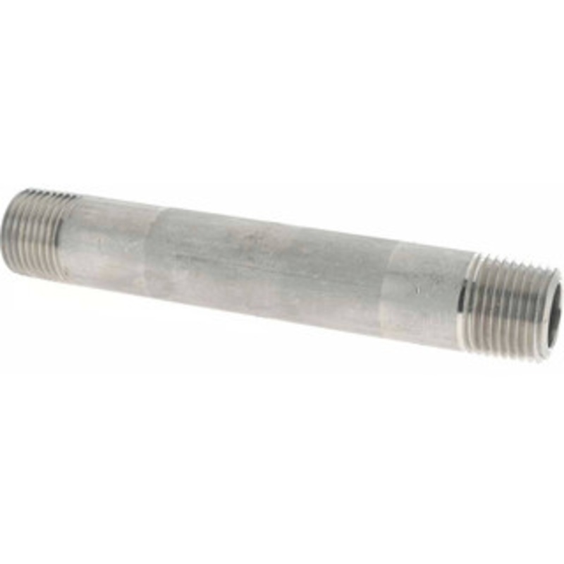Merit Brass 1/2 x 5 316/316L Stainless Steel Pipe Nipple Seamless, Threaded, Schedule 80 6508-500 – 36907251
