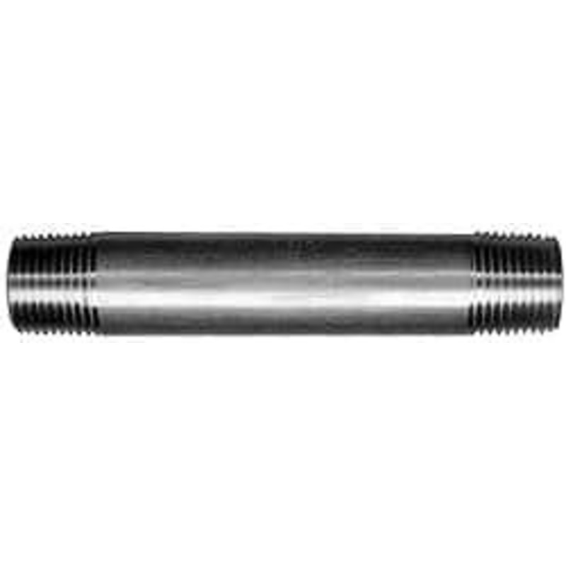 Merit Brass 3/4 x 72 304 Stainless Steel Pipe Nipple Seamless, Threaded, Schedule 80 4512-7200 – 09033655