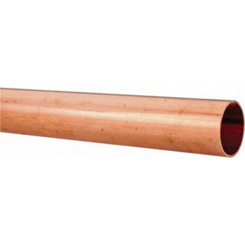 Mueller Industries 2 ft. Long, 1-1/8 OD x 1 ID, Grade C12200 Copper Water (M) Tube 0.035 Wall Thickness, 0.464 Ft/Lb MH10002 – 40168957