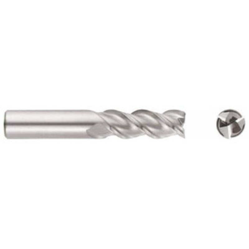 Niagara Cutter 5/16, 7/16 LOC, 5/16 Shank Diam, 2-1/2 OAL, 3 Flute, Solid Carbide Square End Mill Single End, Uncoated, Spiral Flute, 45 Helix, Centercutting, Right Hand Cut, Right Hand Flute, Series A345 17003145 – 70218953