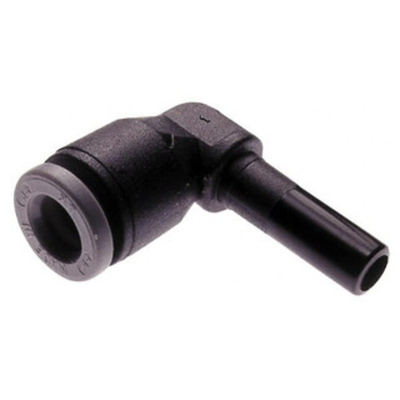 Norgren 4mm Tube OD, Brass Push-to-Connect Tube Stem Elbow Tube to Stem Connection, 150 Max psi, Nitrile O-Ring, 0 to 175F Working Temp C00430400 – 00349704