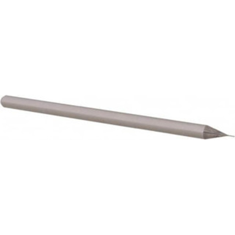 Accupro 0.01, 0.05 LOC, 1/8 Shank Diam, 2-1/2 OAL, 3 Flute, Solid Carbide Square End Mill Single End, Uncoated, Spiral Flute, 30 Helix, Centercutting, Right Hand Cut, Right Hand Flute, Series Miniature 01227 – 62778493