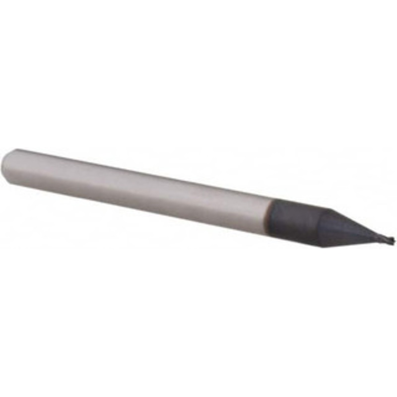 Accupro 0.027, 0.041 LOC, 1/8 Shank Diam, 1-1/2 OAL, 4 Flute, Solid Carbide Square End Mill Single End, AlTiN Finish, Spiral Flute, 30 Helix, Centercutting, Right Hand Cut, Right Hand Flute, Series Miniature 6502282 – 62774518