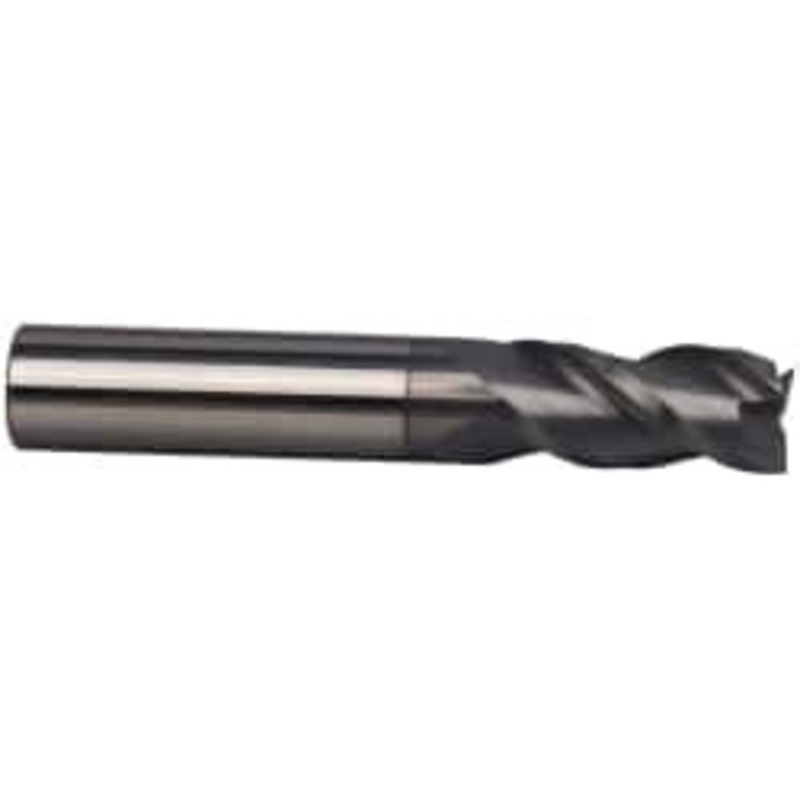 Accupro 1/2, 1-1/2 LOC, 1/2 Shank Diam, 6 OAL, 3 Flute, Solid Carbide Square End Mill Single End, nACRo Finish, Spiral Flute, 40 Helix, Centercutting, Right Hand Cut, Right Hand Flute 12178954 – 62920053