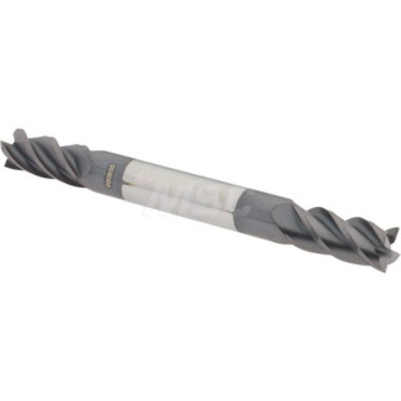 Accupro 1/4, 1/2 LOC, 1/4 Shank Diam, 2-1/2 OAL, 4 Flute, Solid Carbide Square End Mill Double End, AlTiN Finish, Spiral Flute, 40 Helix, Centercutting, Right Hand Cut, Right Hand Flute 12185220 – 64970577