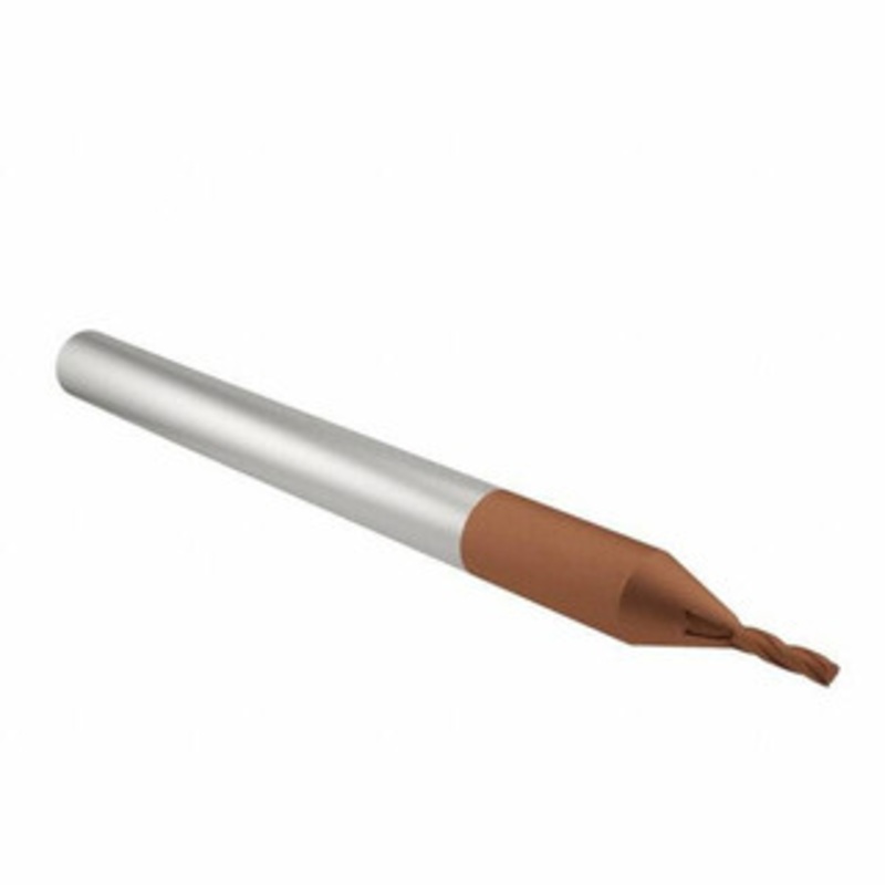 Accupro 1mm, 2mm LOC, 3mm Shank Diam, 38mm OAL, 4 Flute, Solid Carbide Square End Mill Single End, TiCN Finish, Spiral Flute, 30 Helix, Centercutting, Right Hand Cut, Right Hand Flute 12182695 – 07336878