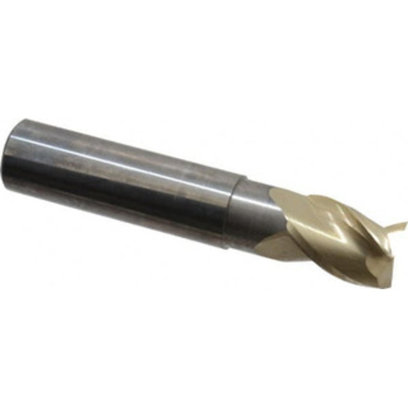 Accupro 3/4, 1 LOC, 3/4 Shank Diam, 4 OAL, 3 Flute, Solid Carbide Square End Mill Single End, ZrN Finish, Spiral Flute, 37 Helix, Centercutting, Right Hand Cut, Right Hand Flute 35075016N26C5 – 78088531