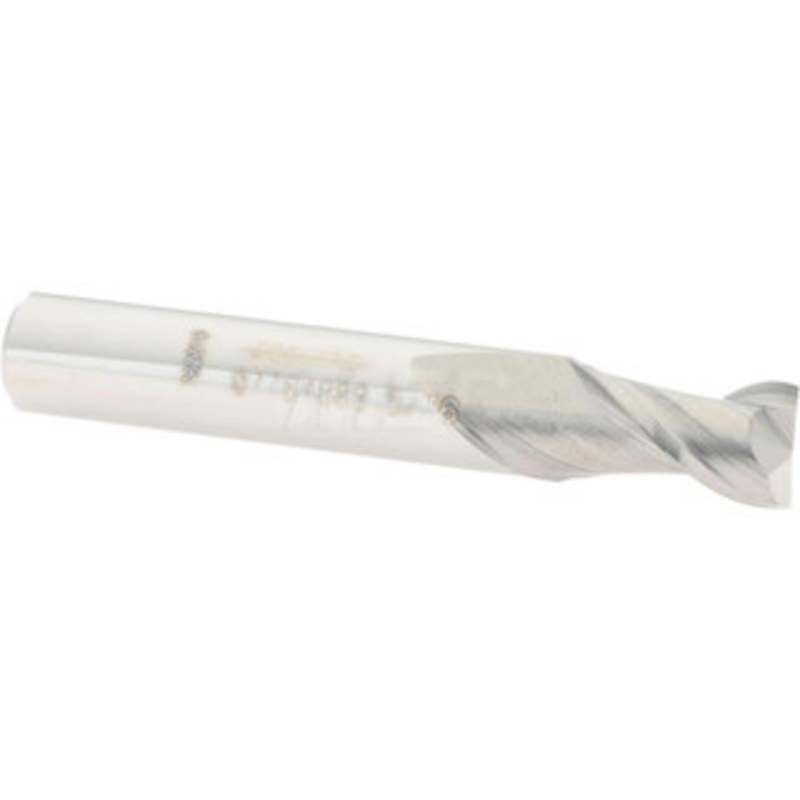 Accupro 5/16, 1/2 LOC, 5/16 Shank Diam, 2 OAL, 2 Flute, Solid Carbide Square End Mill Single End, Uncoated, Spiral Flute, 40 Helix, Centercutting, Right Hand Cut, Right Hand Flute 12181644 – 07764889