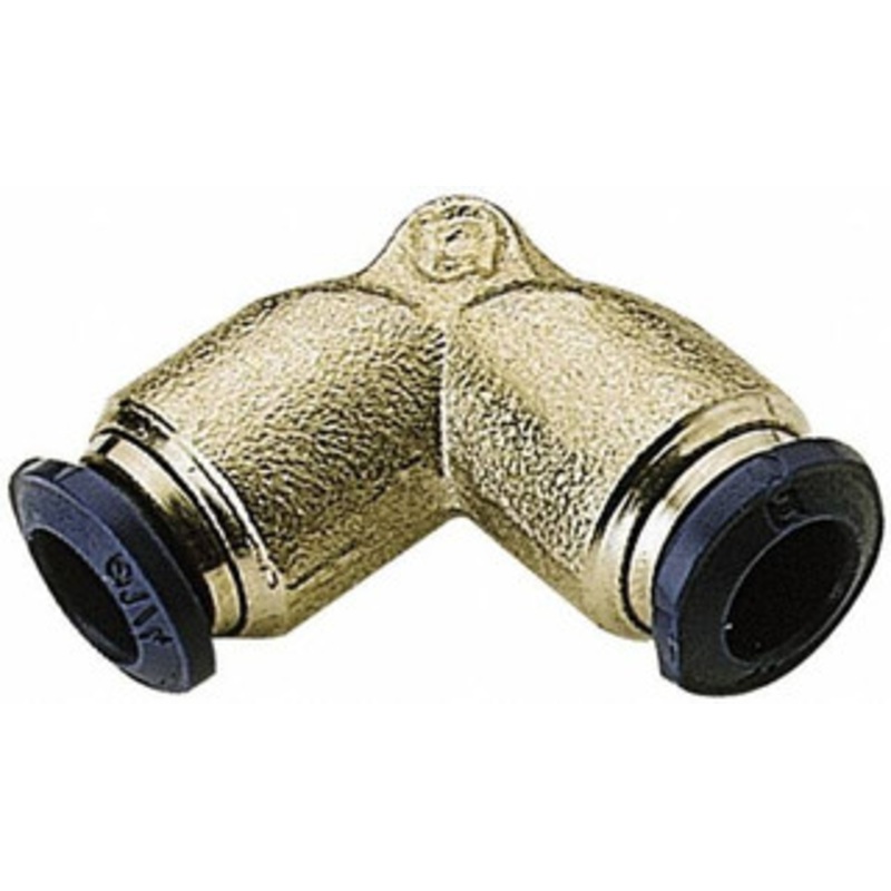 Aignep USA 3/8 Outside Diam, 3/8 Nickel Plated Brass Push-to-Connect Union Elbow 250 Max psi, Tube to Tube Connection, Buna O-Ring 88130-06 – 82901091