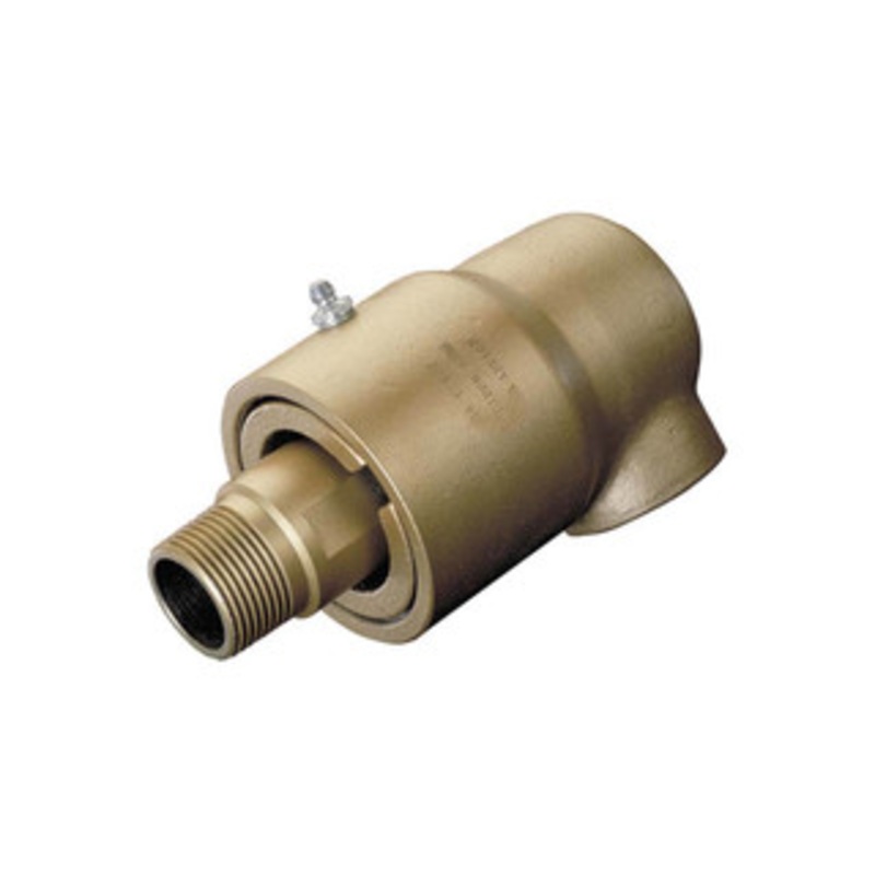 Duff-Norton 1/4 NPT Left Hand Rotor Thread, 1/4 NPT Port, 4-3/8 Body Length, Single Flow, General Purpose, Rotary Union 320 Max Shaft RPM, 1500 Max Machine Thread RPM, 700 Max Pipe Thread RPM, 100 Max Air psi 730431C – 06689087