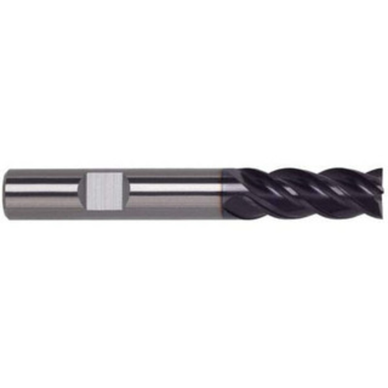 Guhring 3/4, 2-1/4 LOC, 3/4 Shank Diam, 5 OAL, 4 Flute, Solid Carbide Square End Mill Single End, FIREX Finish, Spiral Flute, Variable Helix, Centercutting, Right Hand Cut, Right Hand Flute, Series 4250 9042500190500 – 89477137