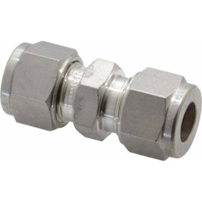 Ham-Let 10mm Tube OD Stainless Steel Compression Tube Union Comp x Comp Ends 3000229 – 85546232