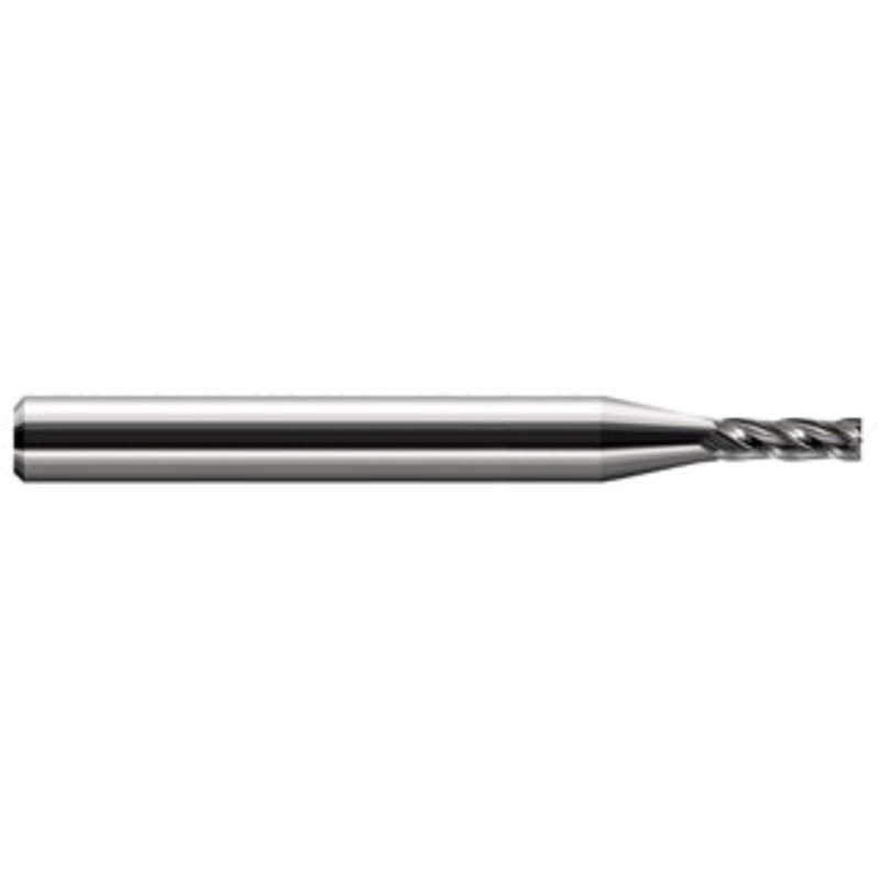 Harvey Tool 1/16, 0.186 LOC, 1/8 Shank Diam, 1-1/2 OAL, 4 Flute Solid Carbide Square End Mill Single End, Uncoated, 30 Helix, Centercutting, RH Flute, RH Cut 73062 – 80553282
