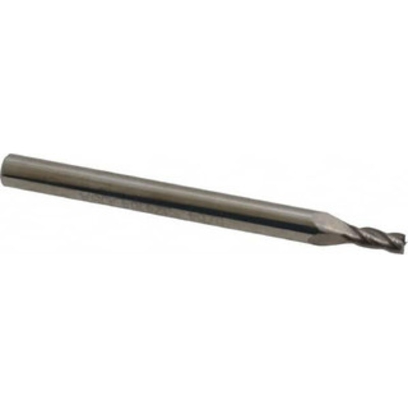 Hertel 5/64, 3/16 LOC, 1/8 Shank Diam, 1-1/2 OAL, 4 Flute, Solid Carbide Square End Mill Single End, Uncoated, Spiral Flute, 30 Helix, Centercutting, Right Hand Cut, Right Hand Flute 750033 – 88245741