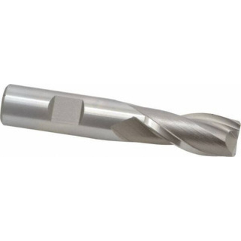 Hertel 5/8, 1-5/16 LOC, 5/8 Shank Diam, 3-7/16 OAL, 2 Flute, Cobalt Square End Mill Single End, Uncoated, Spiral Flute, 30 Helix, Centercutting, Right Hand Cut, Right Hand Flute E2030040 – 41114075