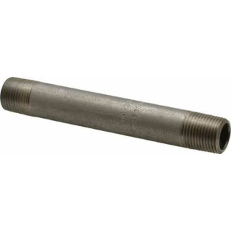Merit Brass 3/8 x 4.5 304/304L Stainless Steel Pipe Nipple Welded, Threaded, Schedule 40 4006-450 – 36903391