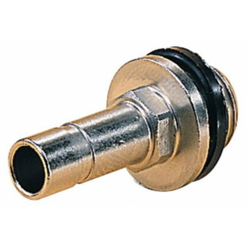 Norgren 1/8 BSPP Nickel Plated Brass Push-to-Connect Tube Male Stem Connector 260 Max psi, Stem to Male Connection, Nitrile O-Ring, 0 to 175F Working Temp 102150618 – 08036535