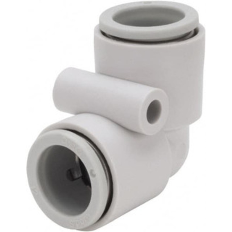 SMC Pneumatics 12mm OD, Brass/Polybutylene Push-to-Connect Union Elbow 145 Max psi KQ2L12-00A – 51437408