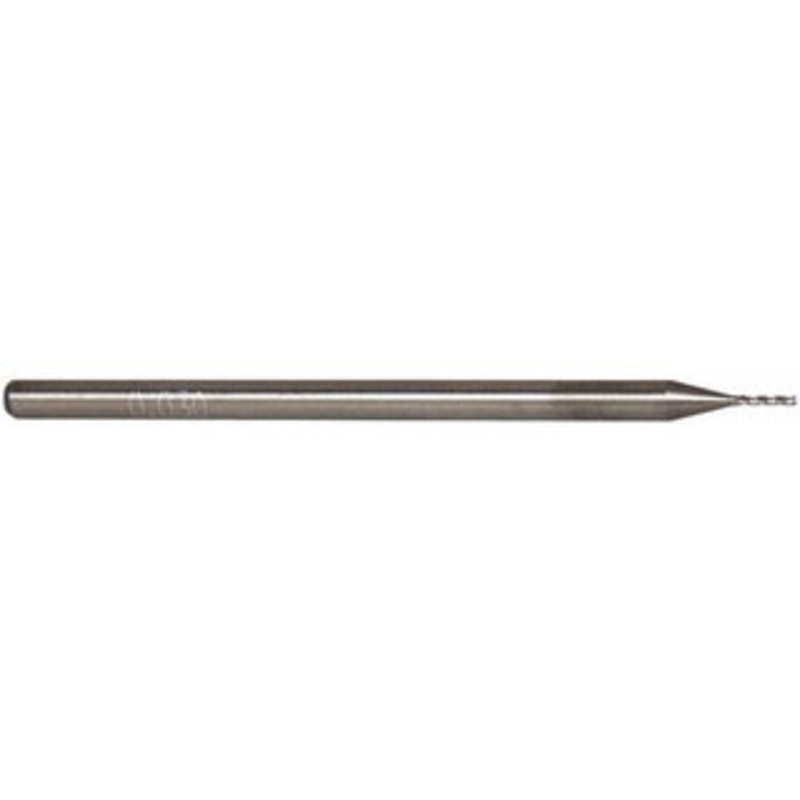 Accupro 0.03, 0.15 LOC, 1/8 Shank Diam, 2-1/2 OAL, 3 Flute, Solid Carbide Square End Mill Single End, Uncoated, Spiral Flute, 30 Helix, Centercutting, Series Miniature 01231 – 64540636