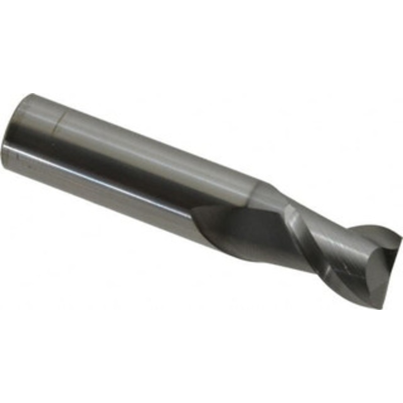 Accupro 1/2, 5/8 LOC, 1/2 Shank Diam, 2-1/2 OAL, 2 Flute, Solid Carbide Square End Mill Single End, nACRo Finish, Spiral Flute, 40 Helix, Centercutting, Right Hand Cut, Right Hand Flute 12178802 – 64542624