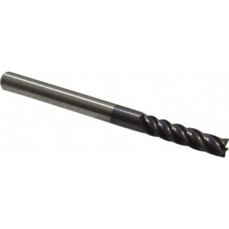 Accupro 1/8, 1/2 LOC, 1/8 Shank Diam, 1-1/2 OAL, 5 Flute, Solid Carbide Square End Mill Single End, AlTiN Finish, Spiral Flute, Variable Helix, Centercutting, Right Hand Cut, Right Hand Flute 5461250C11 – 84327519