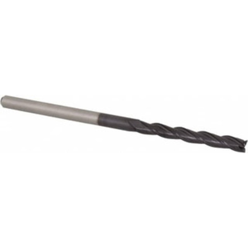 Accupro 1/8, 1 LOC, 1/8 Shank Diam, 2-1/2 OAL, 3 Flute, Solid Carbide Square End Mill Single End, AlTiN Finish, Spiral Flute, 30 Helix, Centercutting, Right Hand Cut, Right Hand Flute, Series Miniature AP62774872 – 62774872