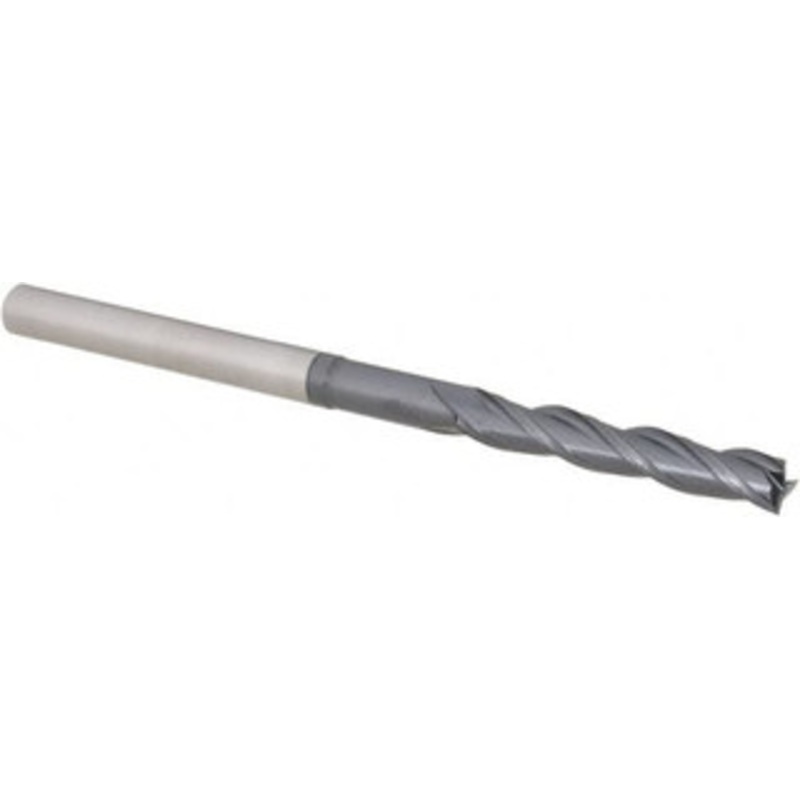 Accupro 3/16, 1-1/8 LOC, 3/16 Shank Diam, 3 OAL, 3 Flute, Solid Carbide Square End Mill Single End, AlTiN Finish, Spiral Flute, 30 Helix, Centercutting, Right Hand Cut, Right Hand Flute, Series Miniature 6503375 – 62786918