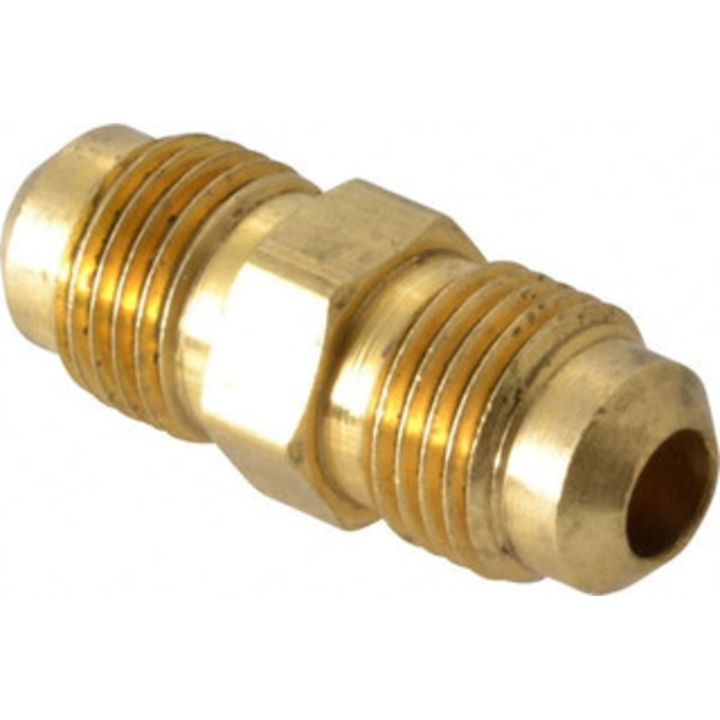 CerroBrass 5/16 Tube OD 45 Brass Flared Tube Union Flare x Flare Ends P-U2-5 – 36984623