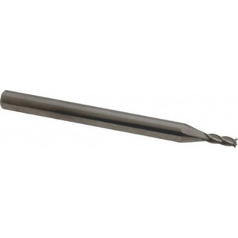 Hertel 1/16, 3/16 LOC, 1/8 Shank Diam, 1-1/2 OAL, 4 Flute, Solid Carbide Square End Mill Single End, Uncoated, Spiral Flute, 30 Helix, Centercutting, Right Hand Cut, Right Hand Flute 750181 – 88245964