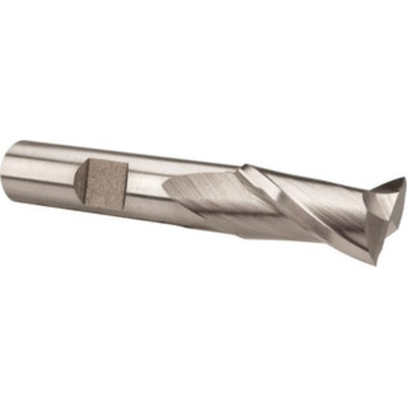 Hertel 17/64, 9/16 LOC, 3/8 Shank Diam, 2-1/2 OAL, 2 Flute, High Speed Steel Square End Mill Single End, Uncoated, Spiral Flute, 30 Helix, Centercutting, Right Hand Cut, Right Hand Flute E299921150 – 87621223