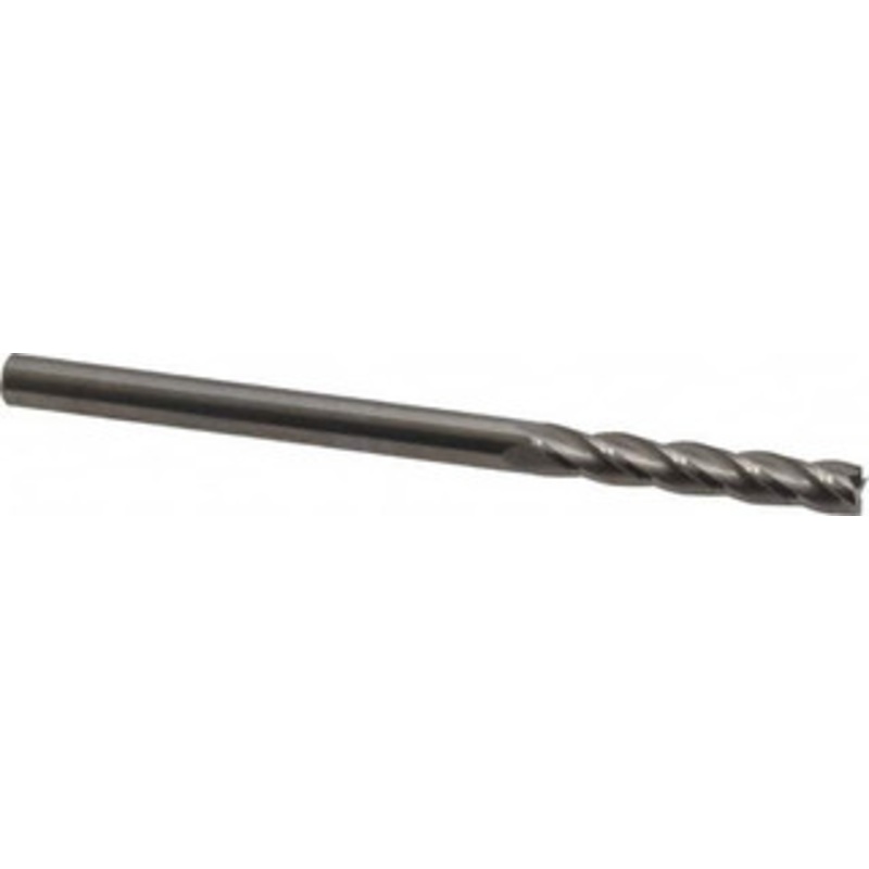 Hertel 3/16, 1-1/8 LOC, 3/16 Shank Diam, 3 OAL, 4 Flute, Solid Carbide Square End Mill Single End, Uncoated, Spiral Flute, 30 Helix, Centercutting, Right Hand Cut, Right Hand Flute 750090 – 88246038