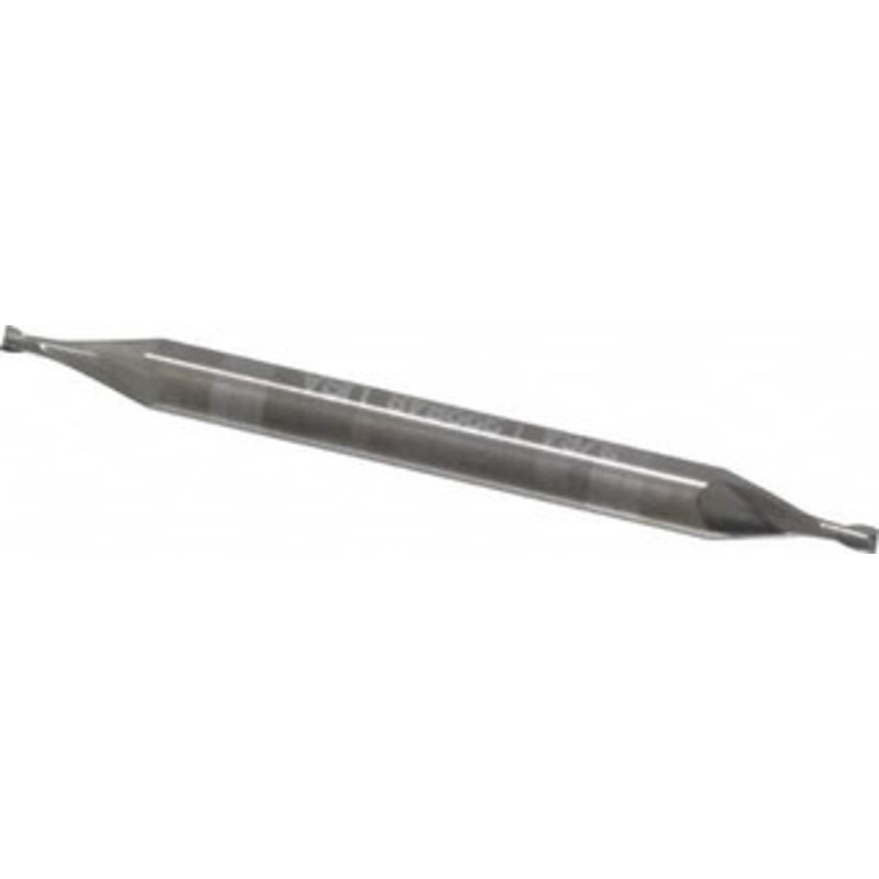 Hertel 3/64, 3/32 LOC, 1/8 Shank Diam, 1-1/2 OAL, 2 Flute, Solid Carbide Square End Mill Double End, Uncoated, Spiral Flute, 30 Helix, Centercutting, Right Hand Cut E5022003 – 88248059
