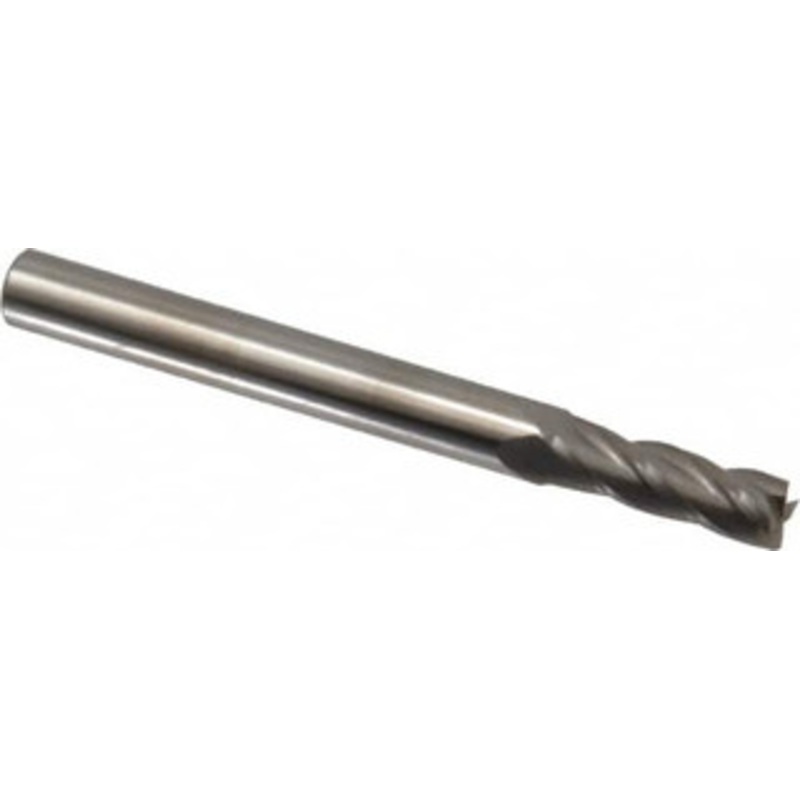 Hertel 4.5mm, 14mm LOC, 5mm Shank Diam, 50mm OAL, 4 Flute, Solid Carbide Square End Mill Single End, Uncoated, 30 Helix, Centercutting, Right Hand Cut E599924654 – 59931063