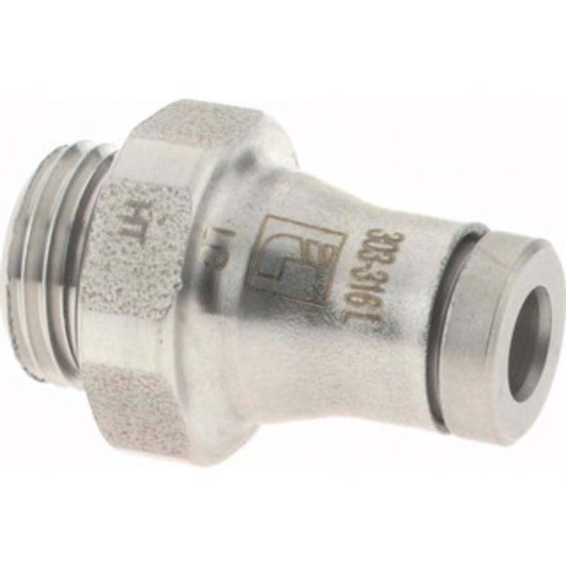 Legris 4mm Outside Diam, 1/8 BSPP, Nylon Push-to-Connect Male Connector 435 Max psi, Tube to Male BSPP Connection, FKM O-Ring 3801 04 10 – 48686570