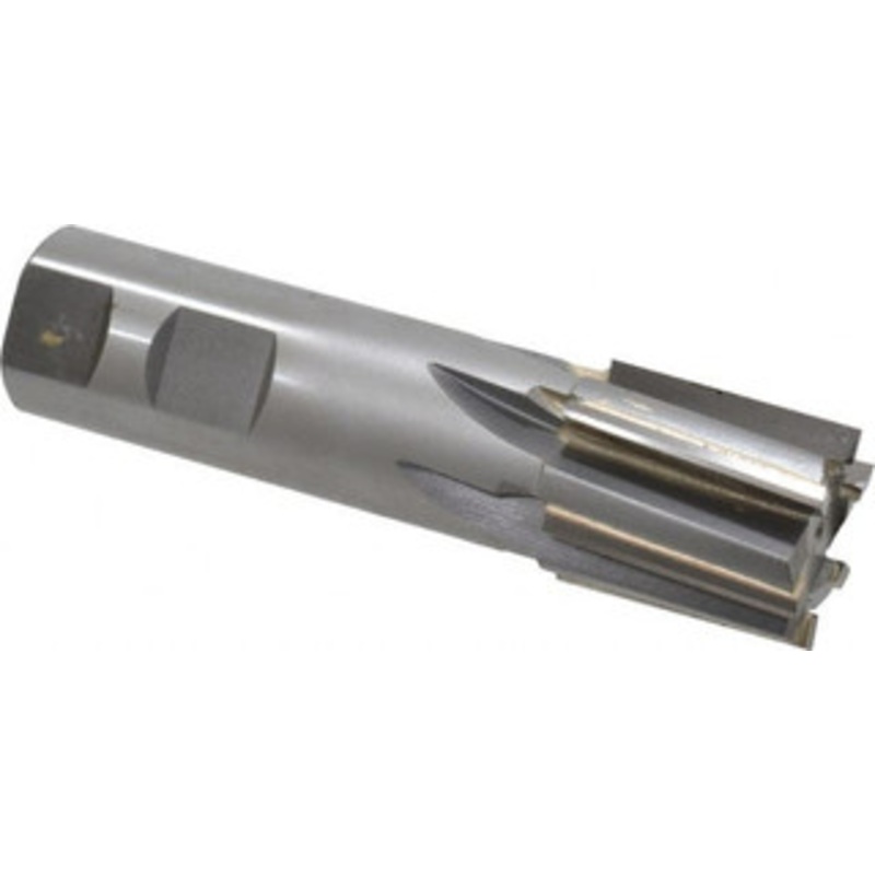 Made in USA 1-1/8, 1-1/4 LOC, 1 Shank Diam, 4-1/4 OAL, 6 Flute, Carbide-Tipped Square End Mill Single End, Uncoated, Spiral Flute, 6 Helix, Right Hand Cut, Right Hand Flute 2308-36 – 01917707