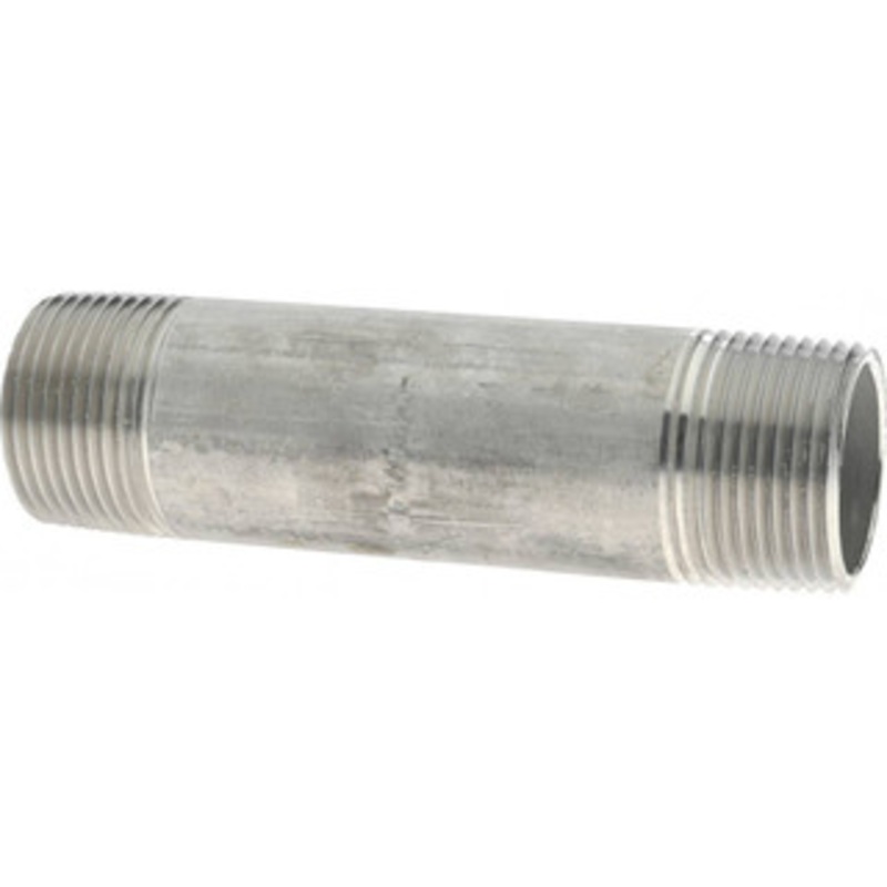 Merit Brass 1 x 4.5 304/304L Stainless Steel Pipe Nipple Welded, Threaded, Schedule 40 4016-450 – 36903805